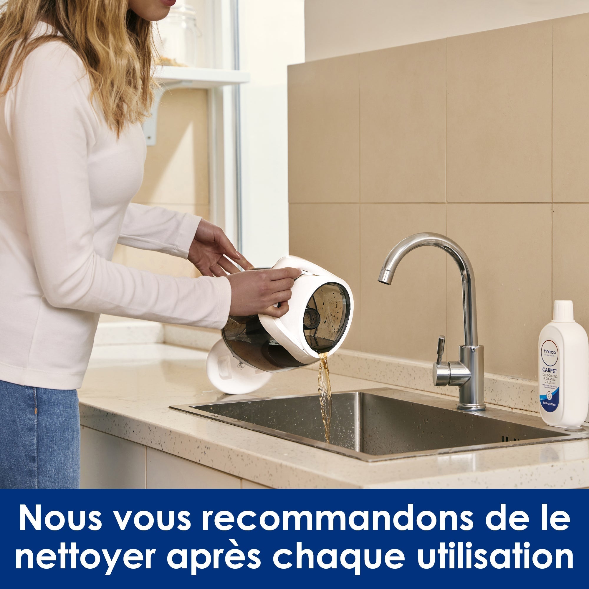 Réservoir d'eau sale Tineco iCARPET Nettoyeur de tapis intelligent