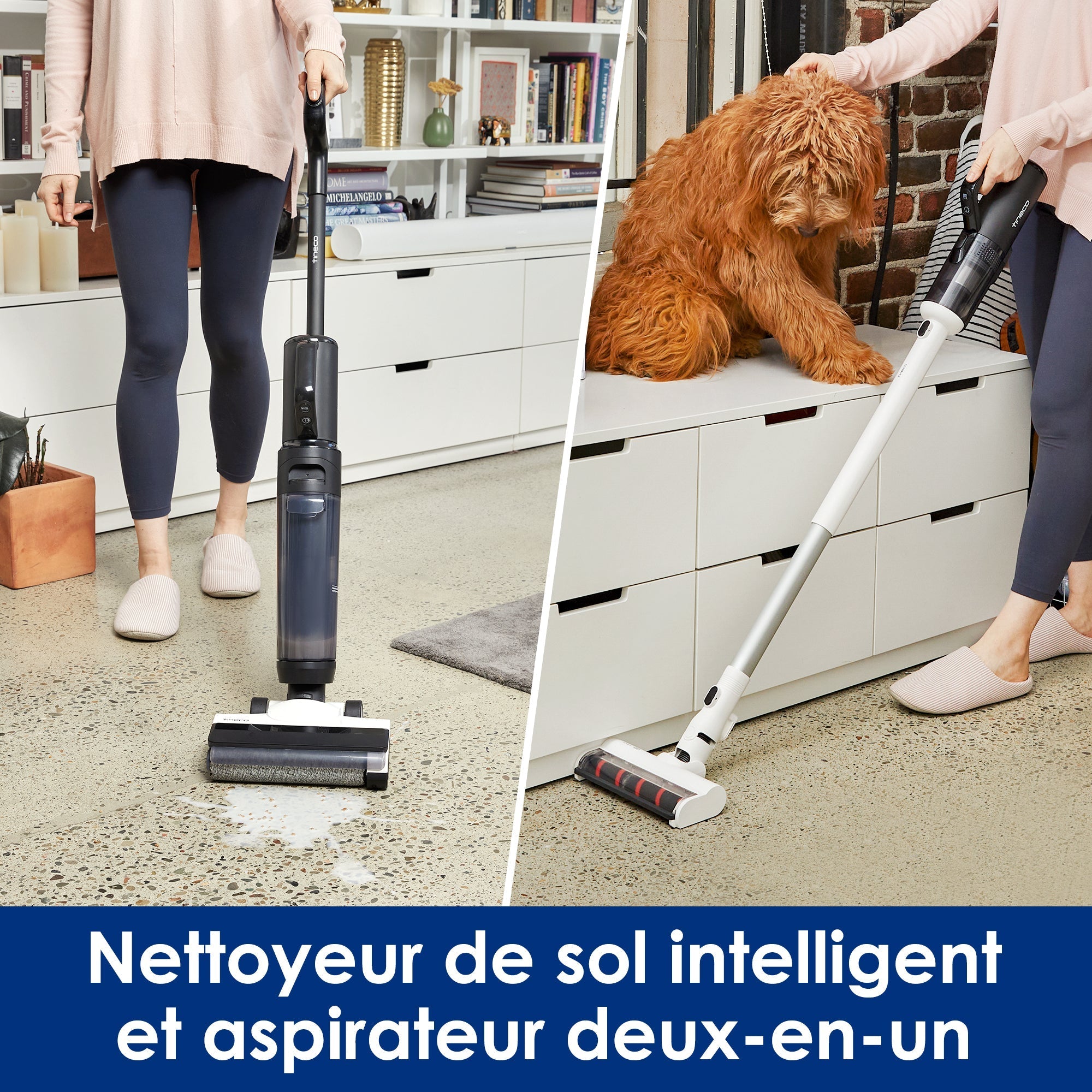 Tineco FLOOR ONE S5 COMBO POWER KIT aspirateur intelligent sec et humide