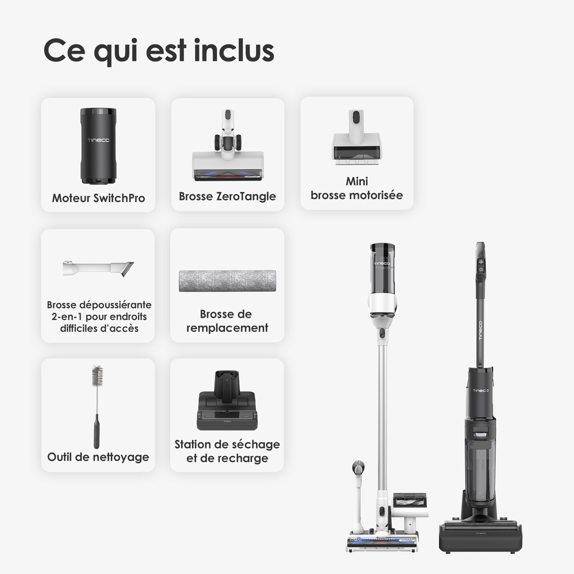 Tineco FLOOR ONE SWITCH S7 Laveur Intelligent Multi-Fonctions