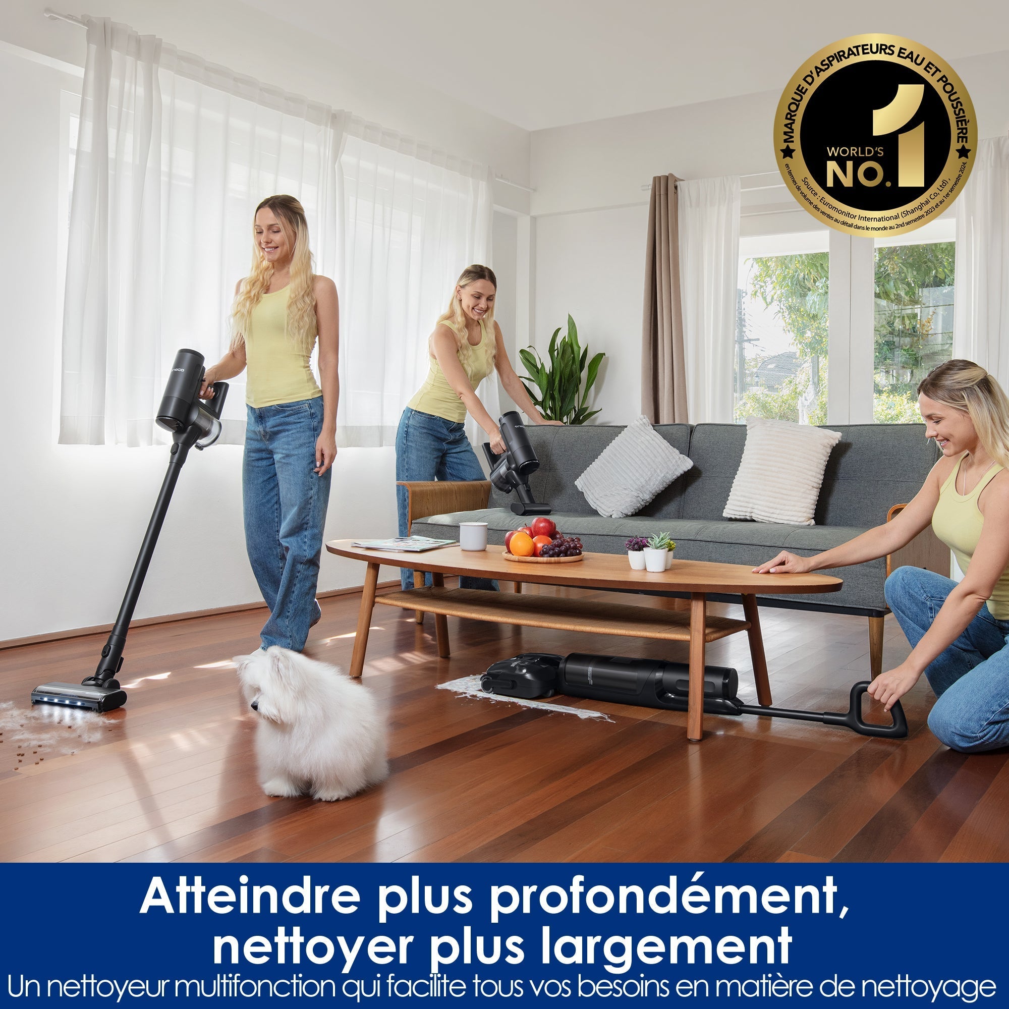 Tineco FLOOR ONE SWITCH S7 Stretch Nettoyeur multifonction 5-en-1